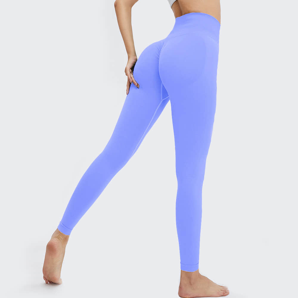 Seamless T-line Sportswear Gym Leggings Peach Butt Yoga Pants for Women