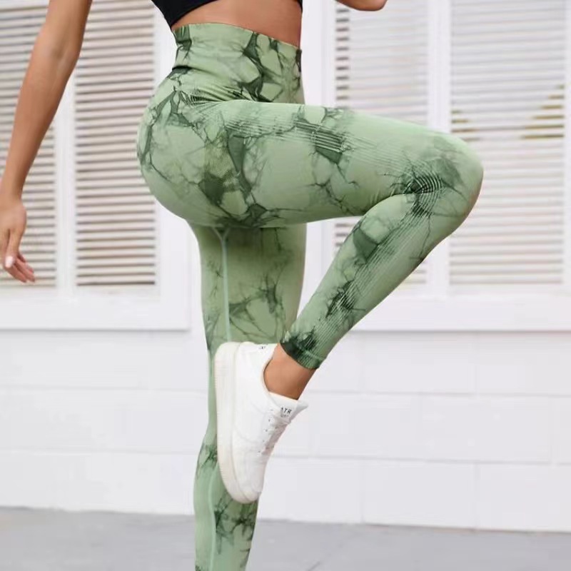 Hot Sale Women Yoga Leggings High Waist Hip Lift Quick Dry Breathable Women Sports Leggings Gym Wear