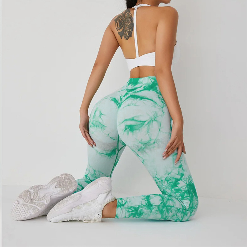 Hot Sale Women Yoga Leggings High Waist Hip Lift Quick Dry Breathable Women Sports Leggings Gym Wear