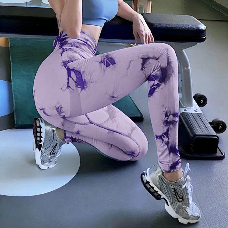 Hot Sale Women Yoga Leggings High Waist Hip Lift Quick Dry Breathable Women Sports Leggings Gym Wear