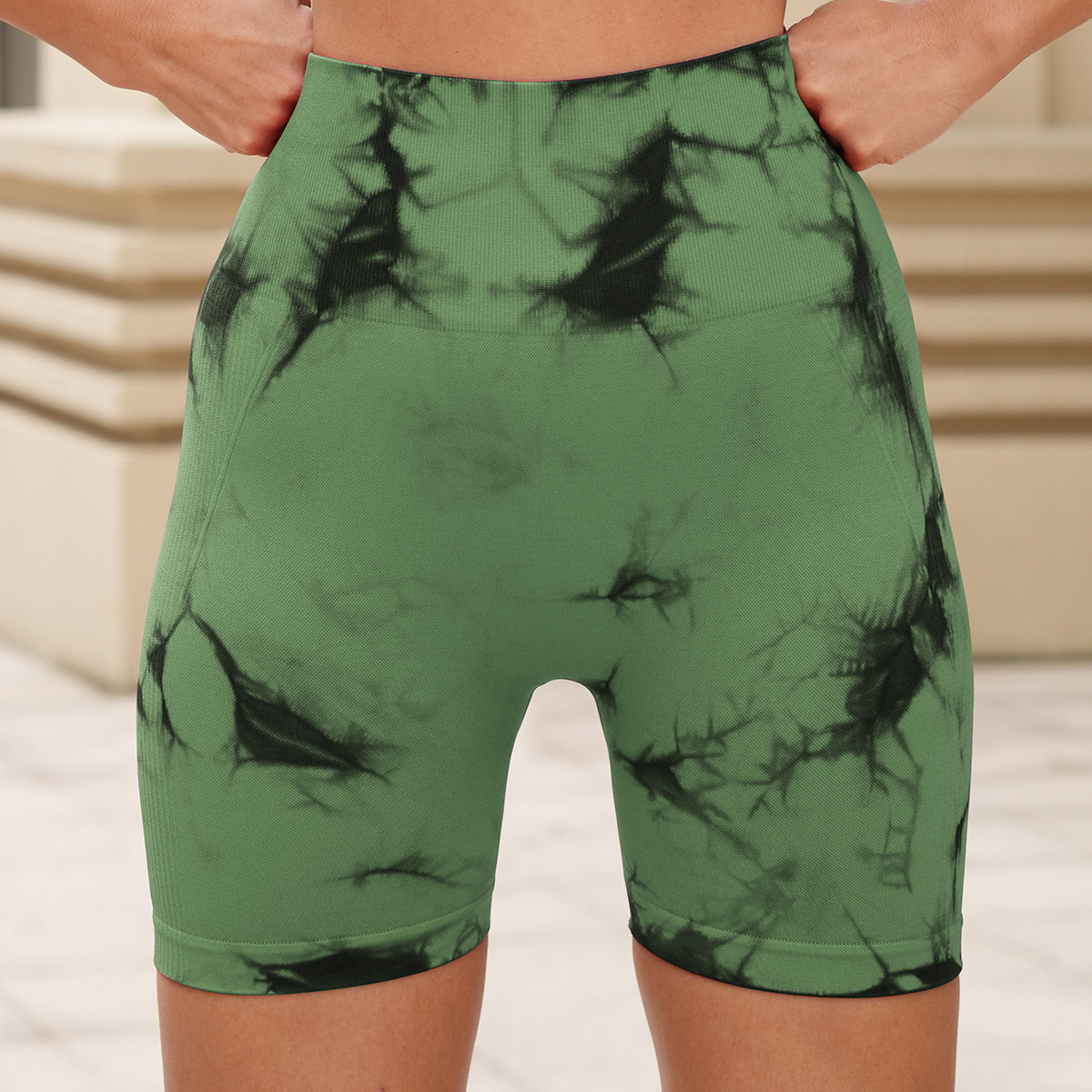 Women's Booty Shorts High Waist Quick Dry Seamless Yoga Shorts Butt Lifting Fitness Pants 