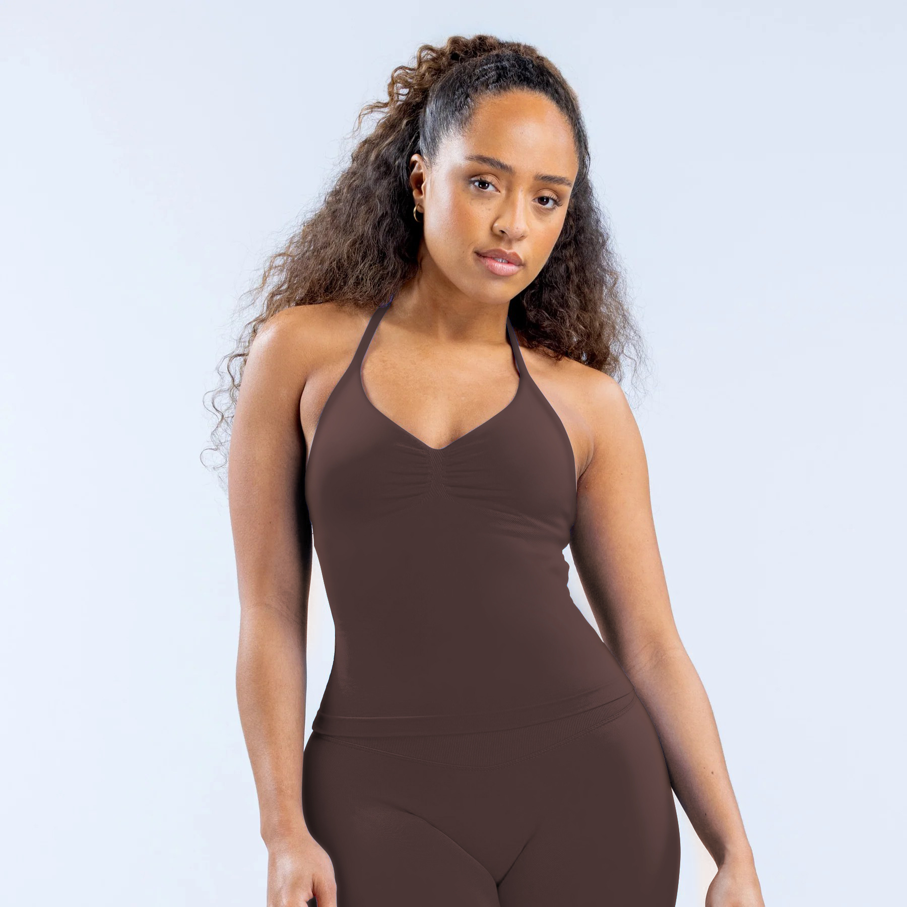 New women's Sports Yoga Tank Top Halter Neck Bra Running and Fitness Workouts