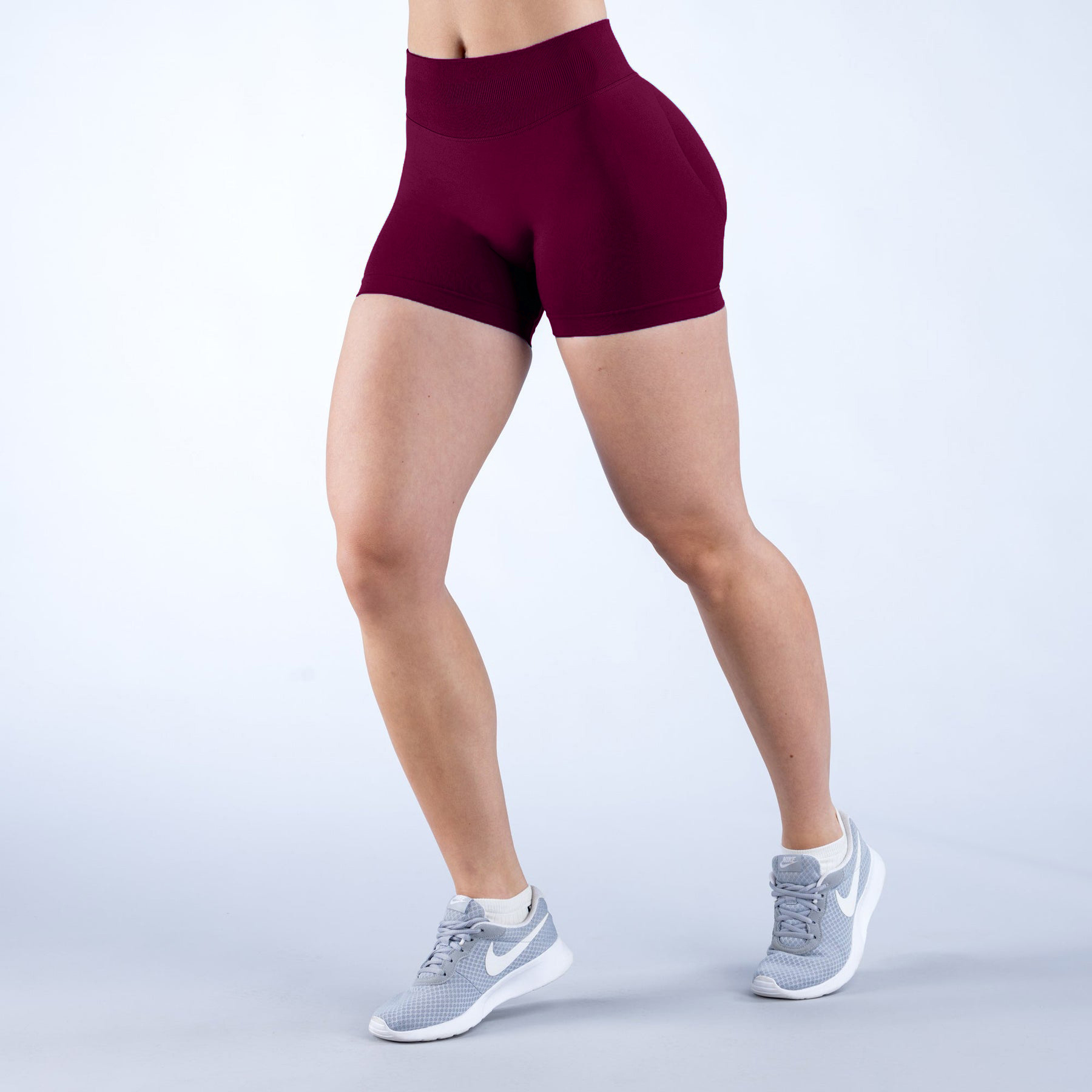 Waist-cinching Butt-lifting Low-waist Seamless Fitness Shorts Yoga Shorts 