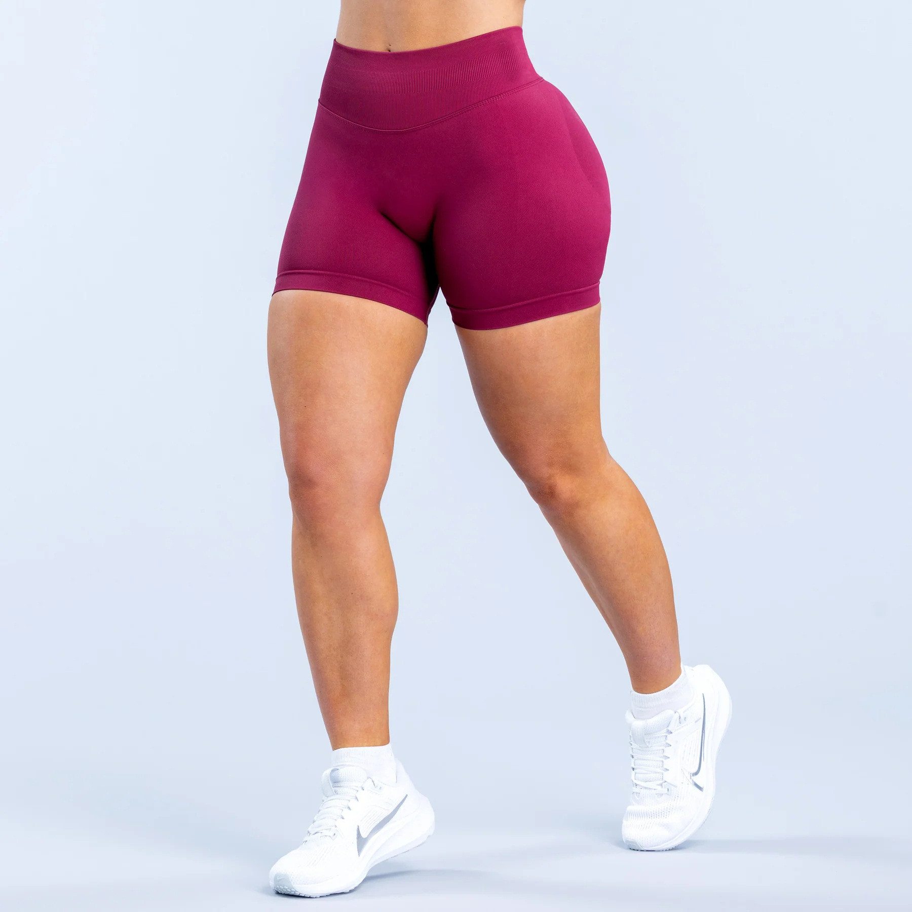 Waist-cinching Butt-lifting Low-waist Seamless Fitness Shorts Yoga Shorts 