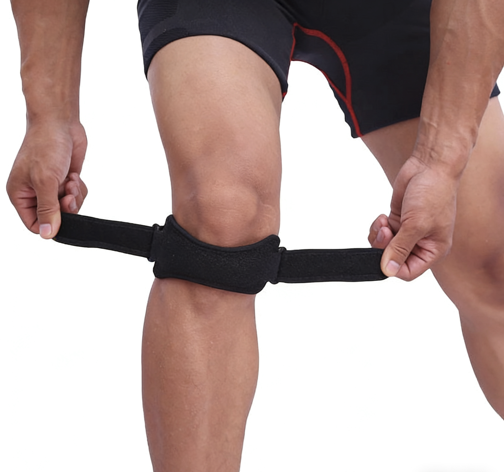 Sports Knee Brace with Patella Support Strap Outdoor Sports Knee Support