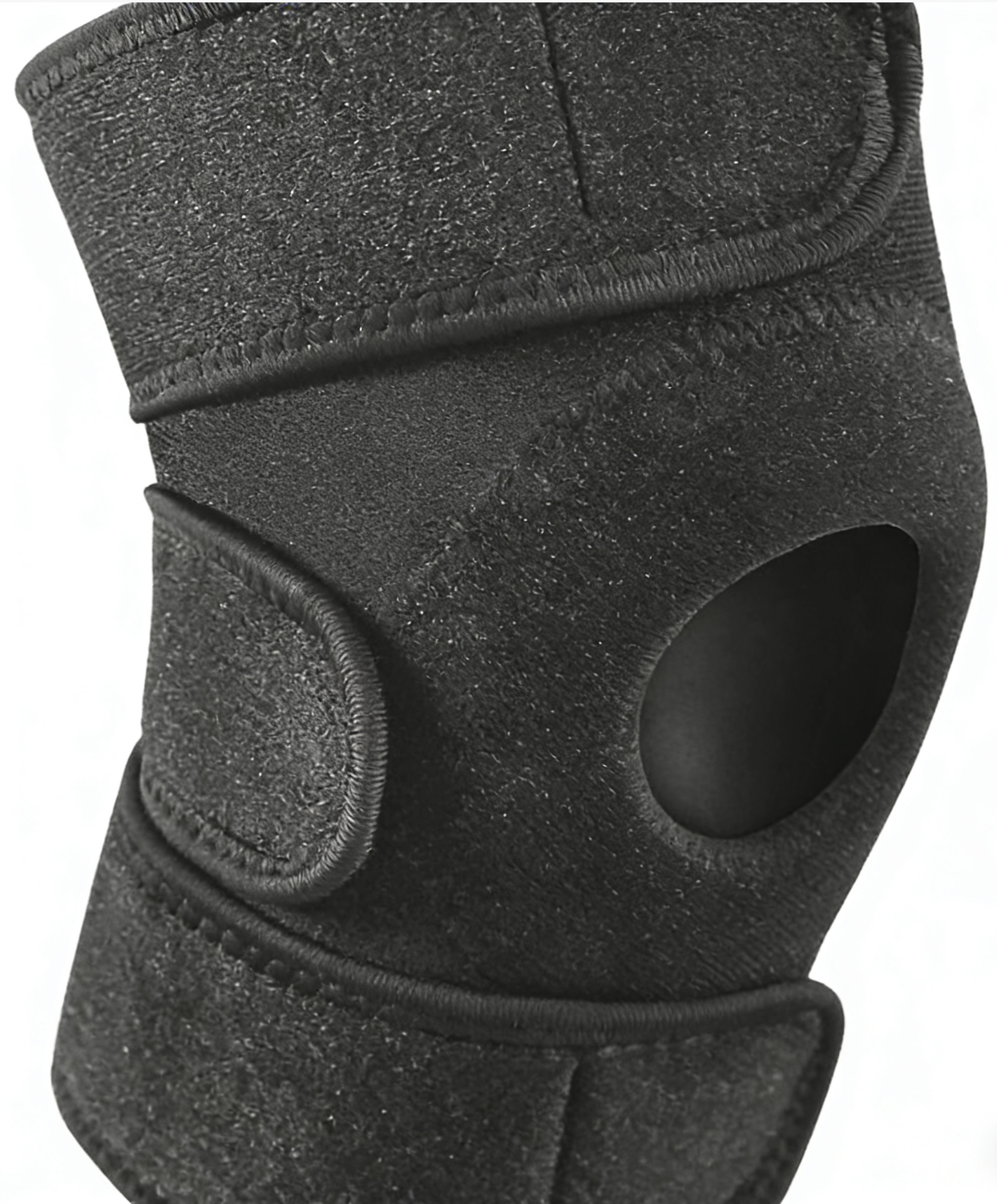 Nylon Silicone Anti-slip Warm Knee Brace with Elastic Knit Design Breathable Leg Protection 