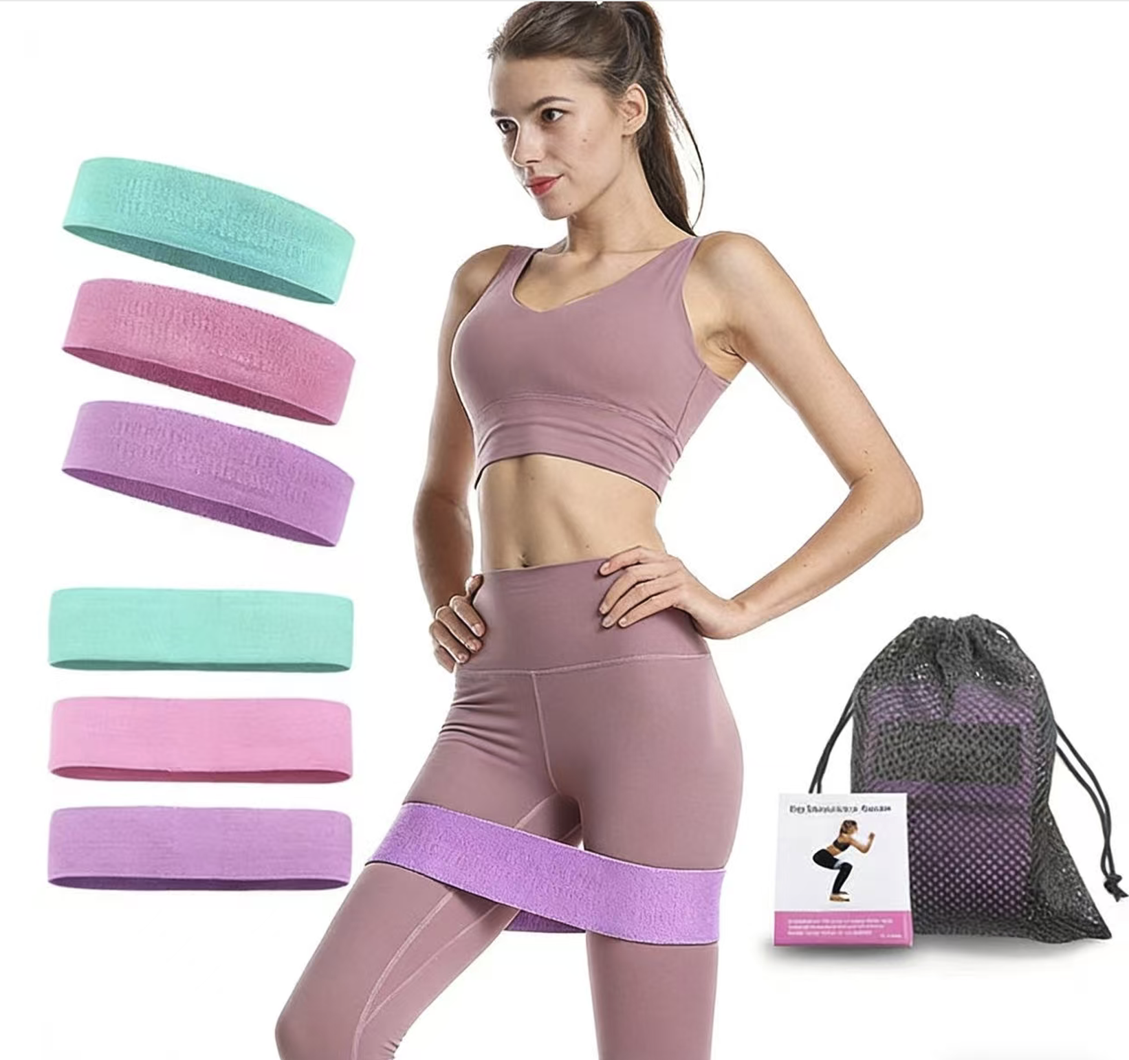 Squat Resistance Band Butt Lifting Band Squat Exercise Ring Resistance Loop Band