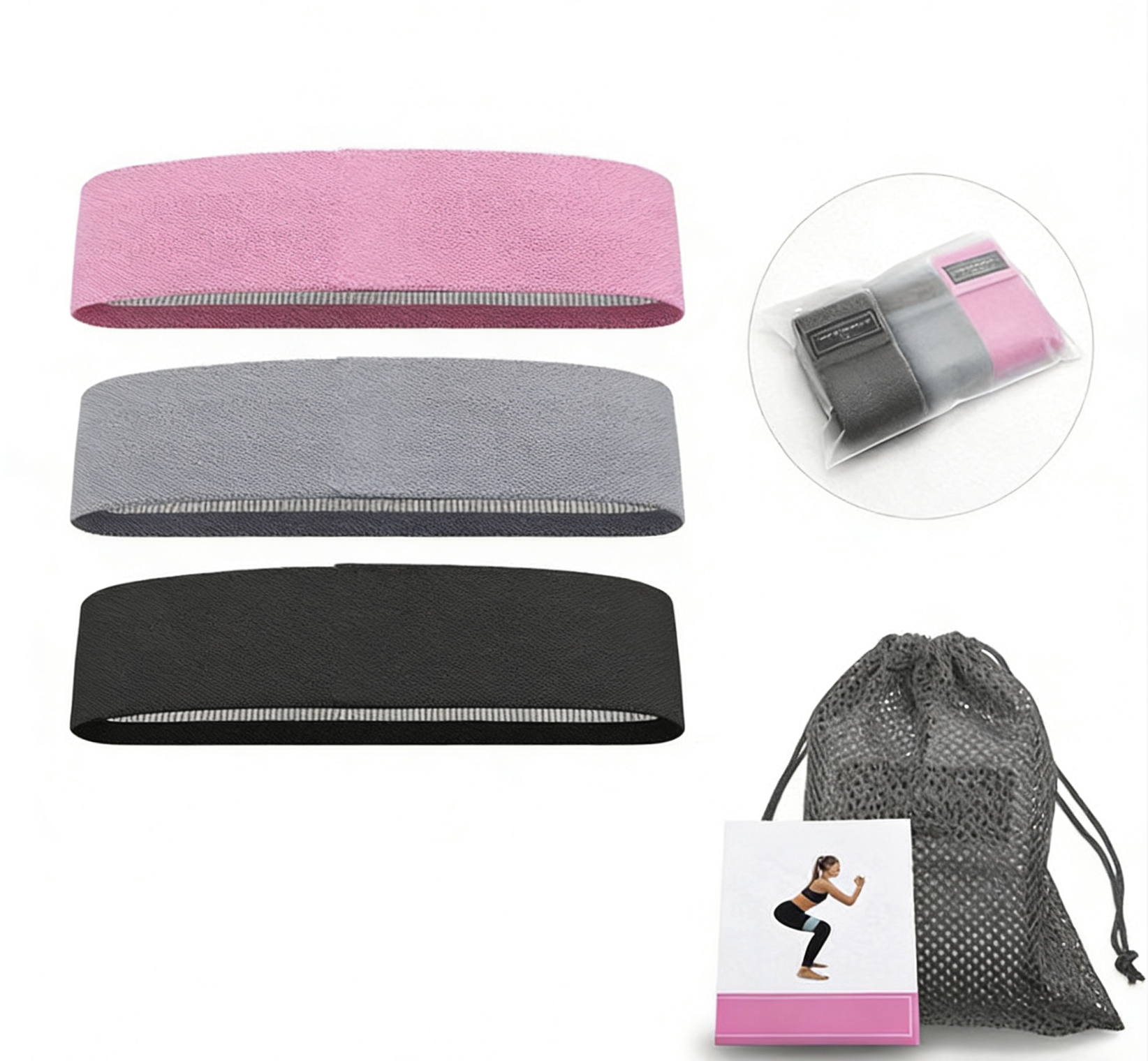 Squat Resistance Band Butt Lifting Band Squat Exercise Ring Resistance Loop Band