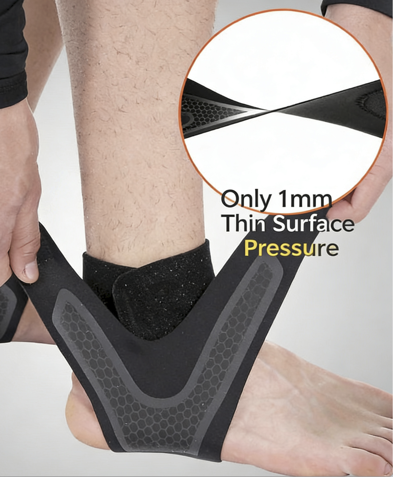 Lightweight Supportive Compression Ankle Brace Breathable Ankle Support for Exercise