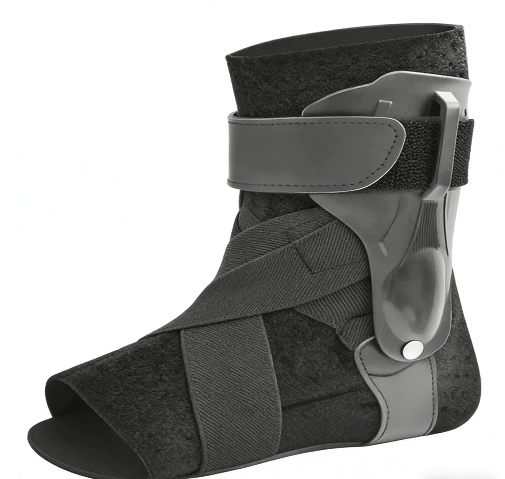 Breathable Figure-eight strap Ankle Brace with Support Plate for Fixation