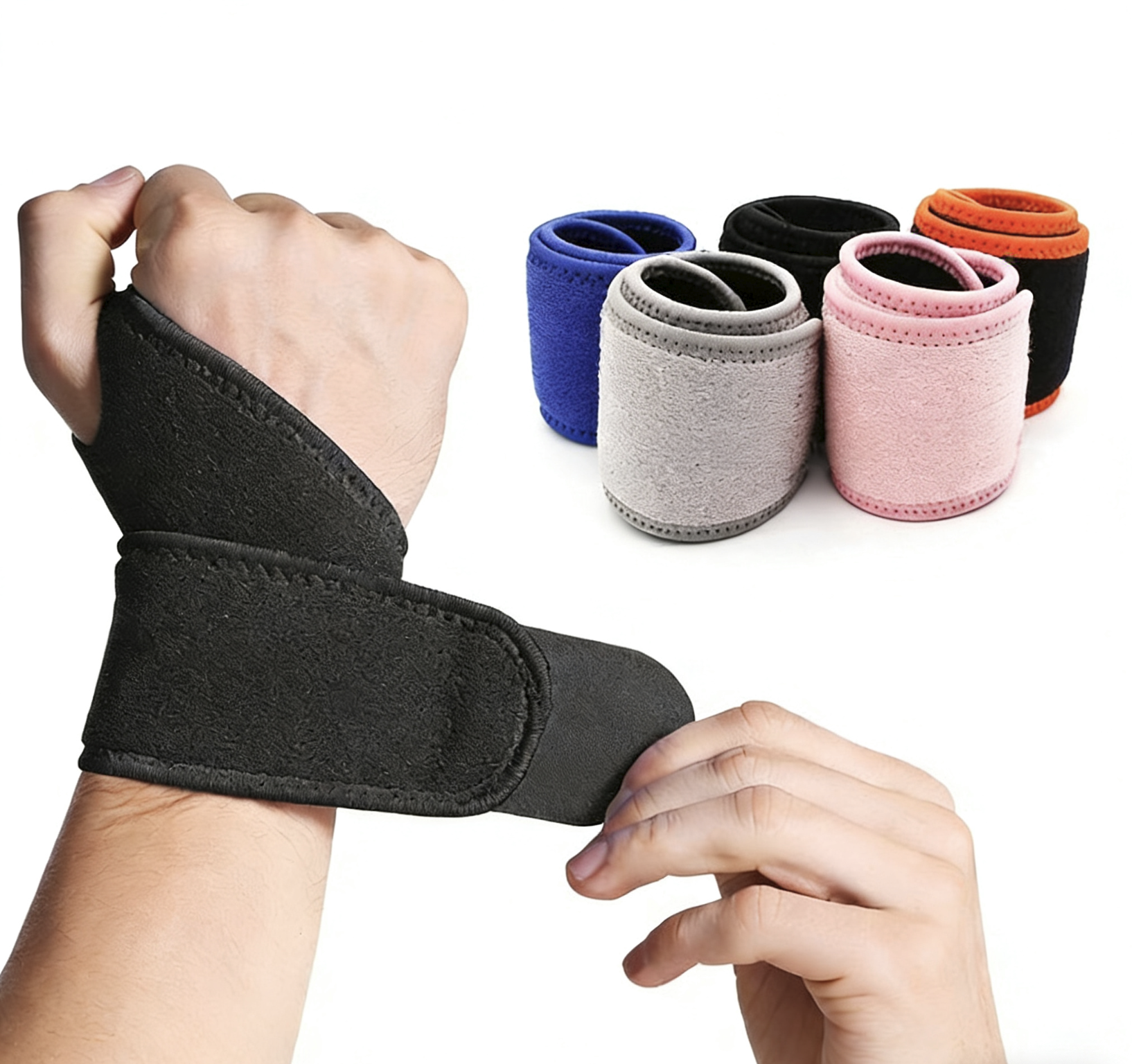 Adjustable Wrist Wrap for Weightlifting Basketball Wrist Support Brace for Sports and Fitness