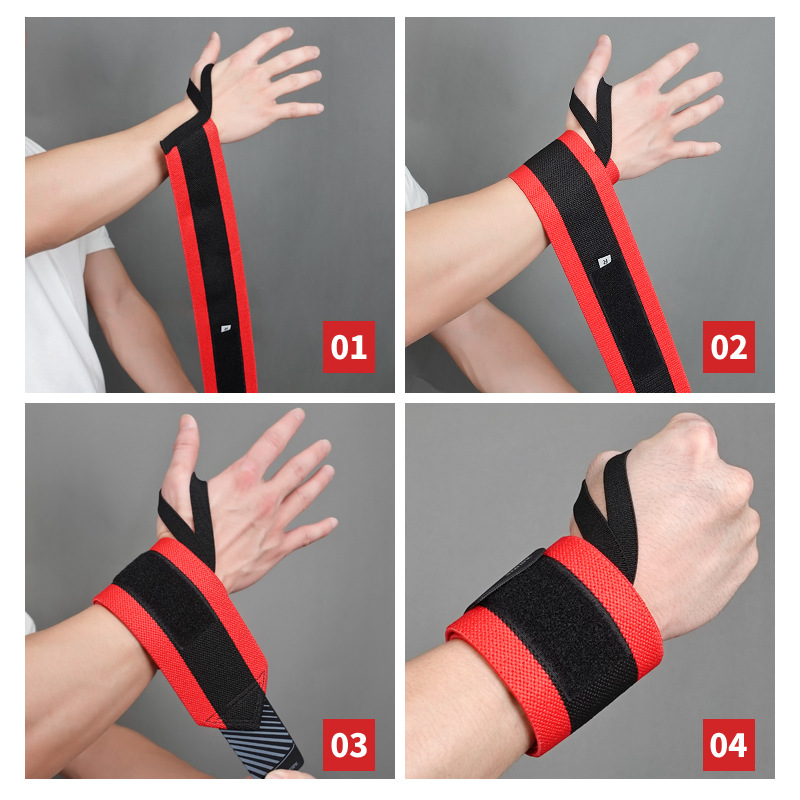 Fitness Training Wrist Support Strap Wrist Brace with Compression and Wrist Protection