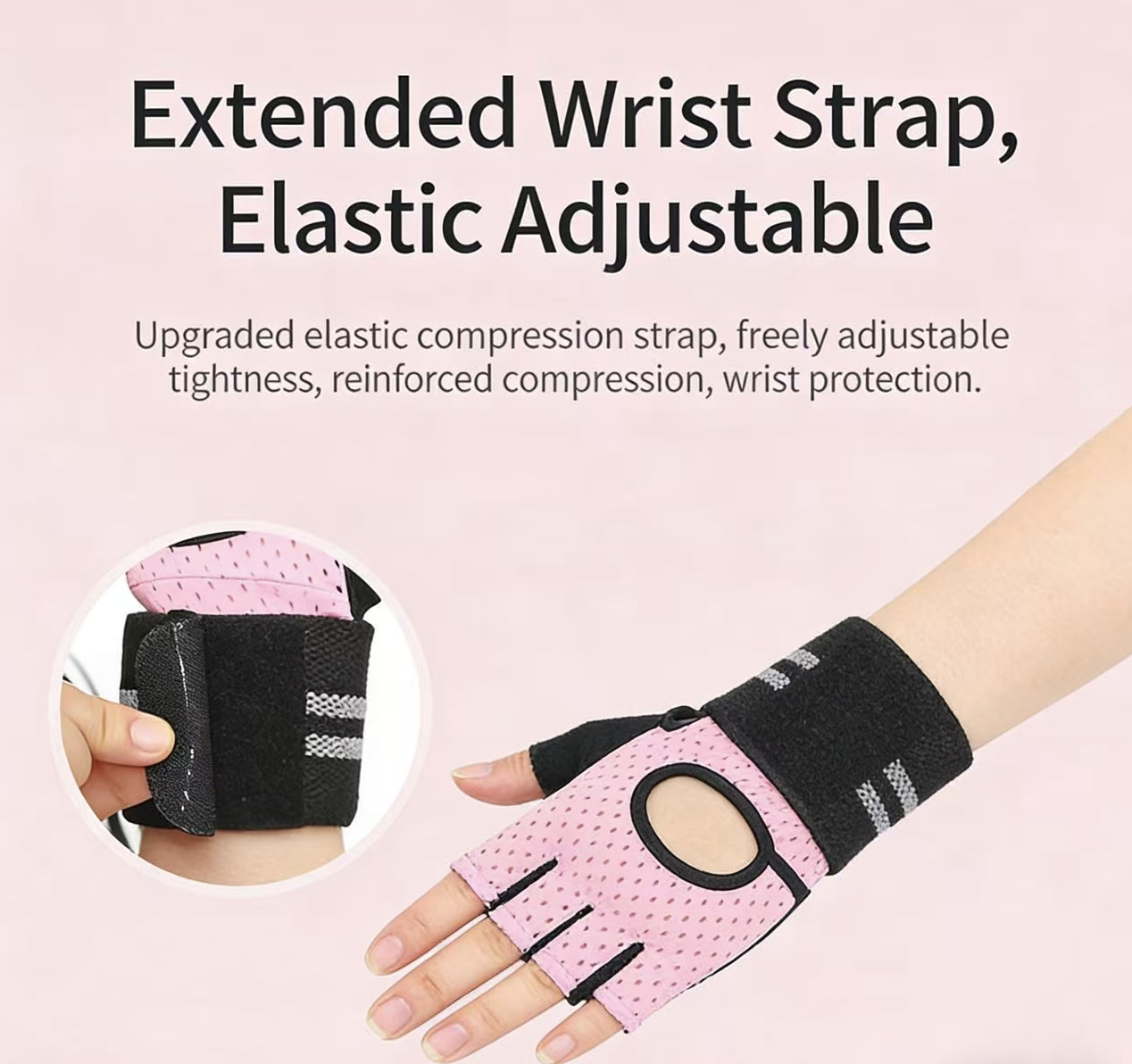 Anti-slip Breathable Outdoor Sports Gloves Half-finger Design for Fitness