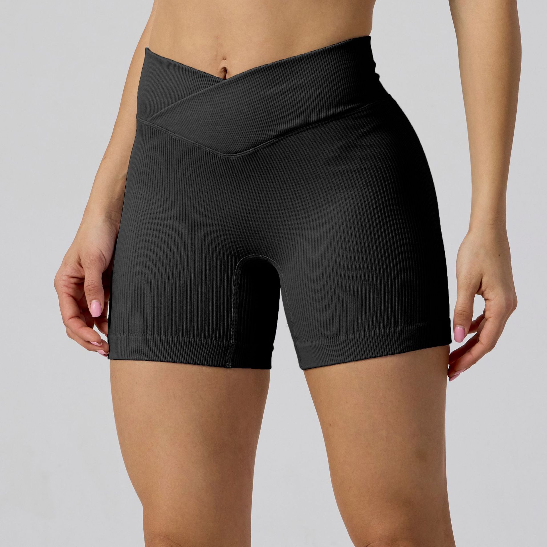 Seamless Women Yoga Shorts Butt-lifting Body-shaping Pants