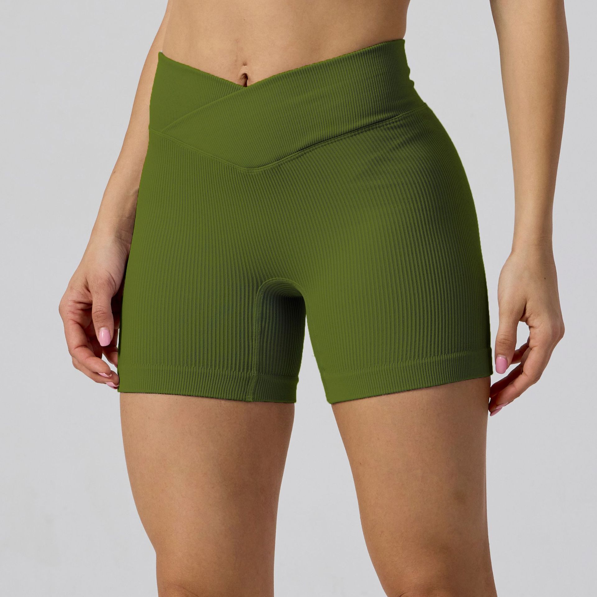 Seamless Women Yoga Shorts Butt-lifting Body-shaping Pants