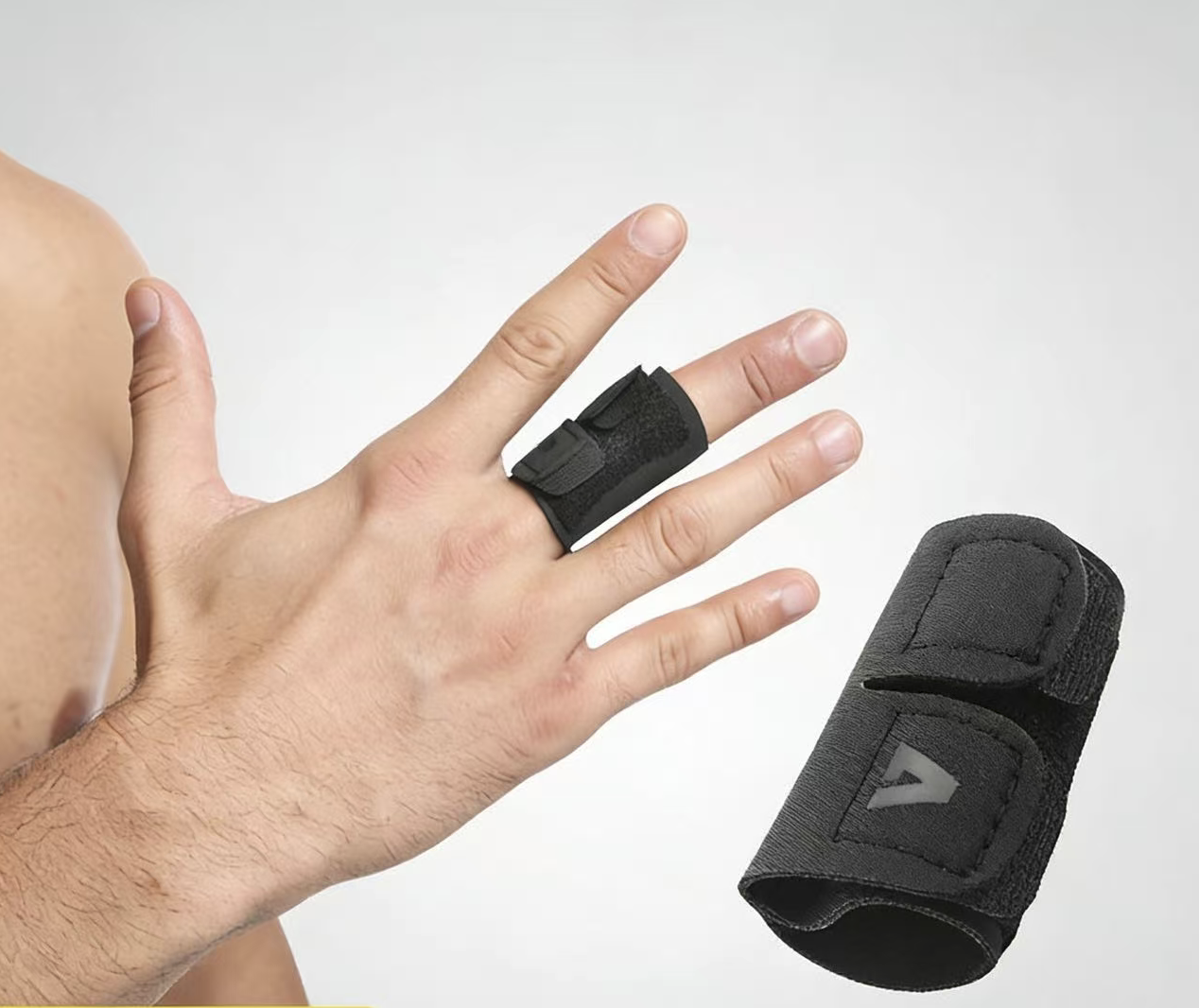 Supportive and Compressive Nylon Finger Guards Finger Joint Protective Cover