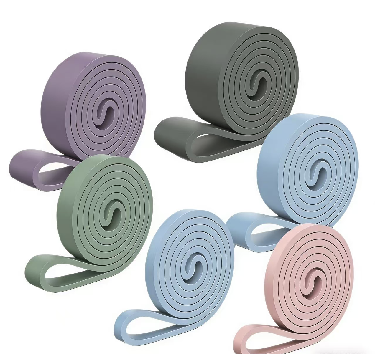 Fitness Resistance Band for Squats and Stretching Glutes Shoulders Arms and Sore Strength Training 