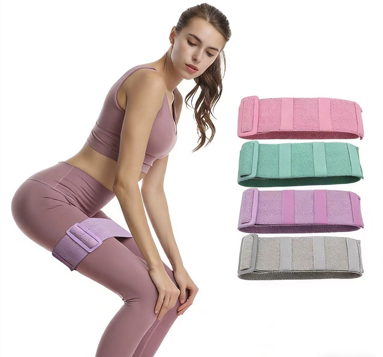 Adjustable Non-slip Thickened Yoga Resistance Band 
