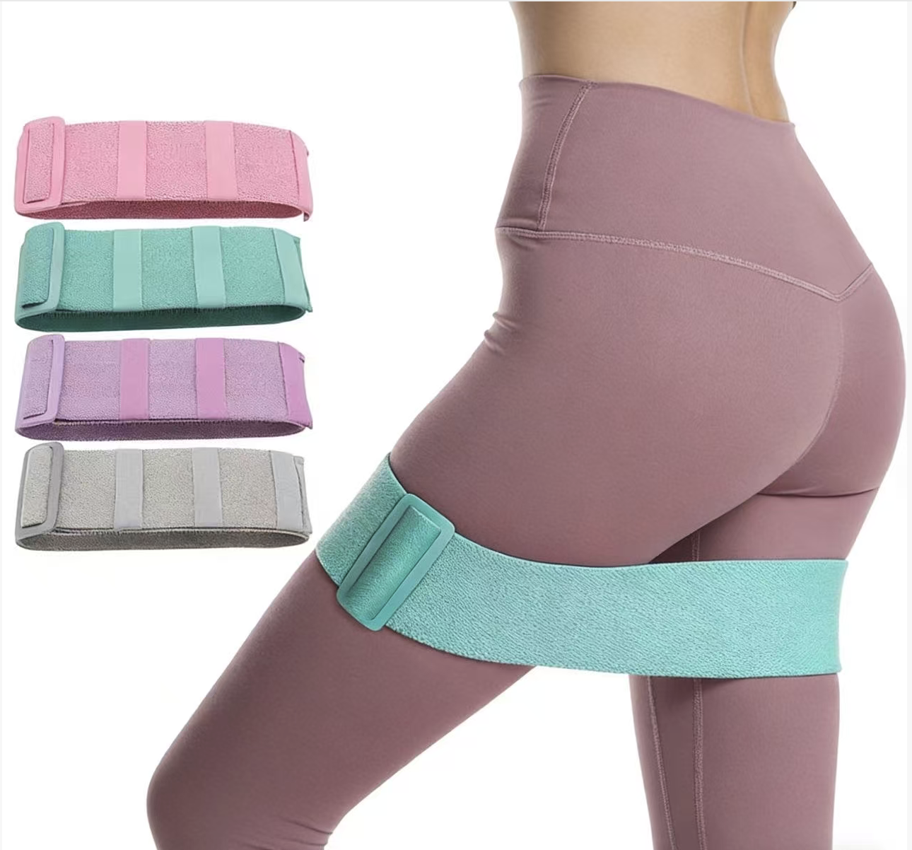 Adjustable Non-slip Thickened Yoga Resistance Band 