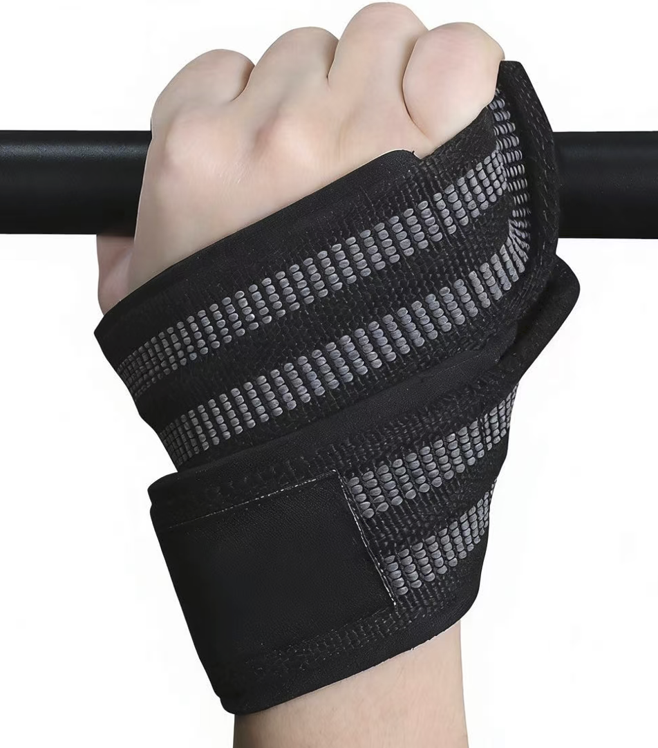 Fitness Wrist Wraps Figure-eight Lifting Straps Non-slip Grip Straps Pull-up Assistance Straps