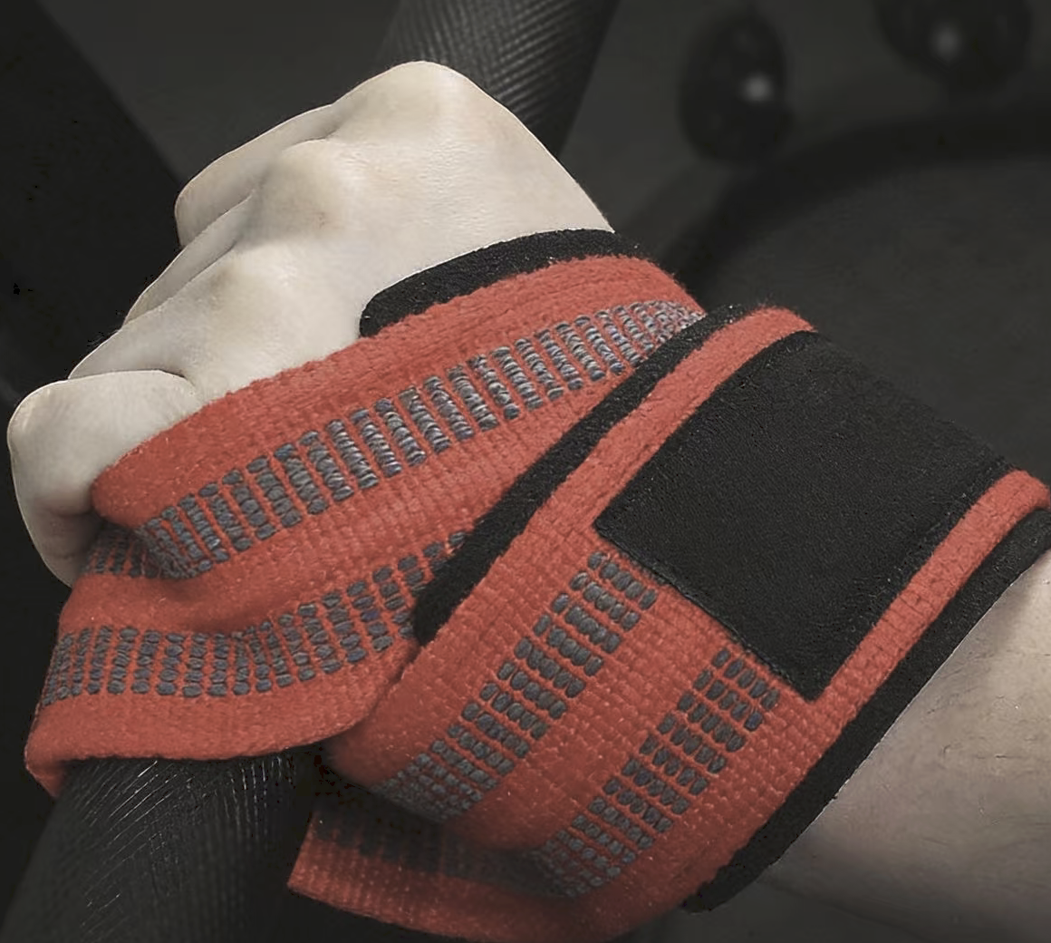 Fitness Wrist Wraps Figure-eight Lifting Straps Non-slip Grip Straps Pull-up Assistance Straps