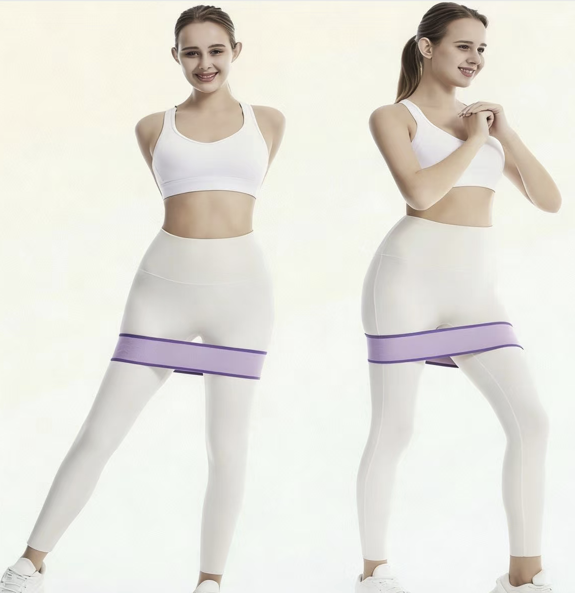 Fabric Resistance Bands for Working Out Booty Bands for Women Men Fitness Gym Exercise Long Bands