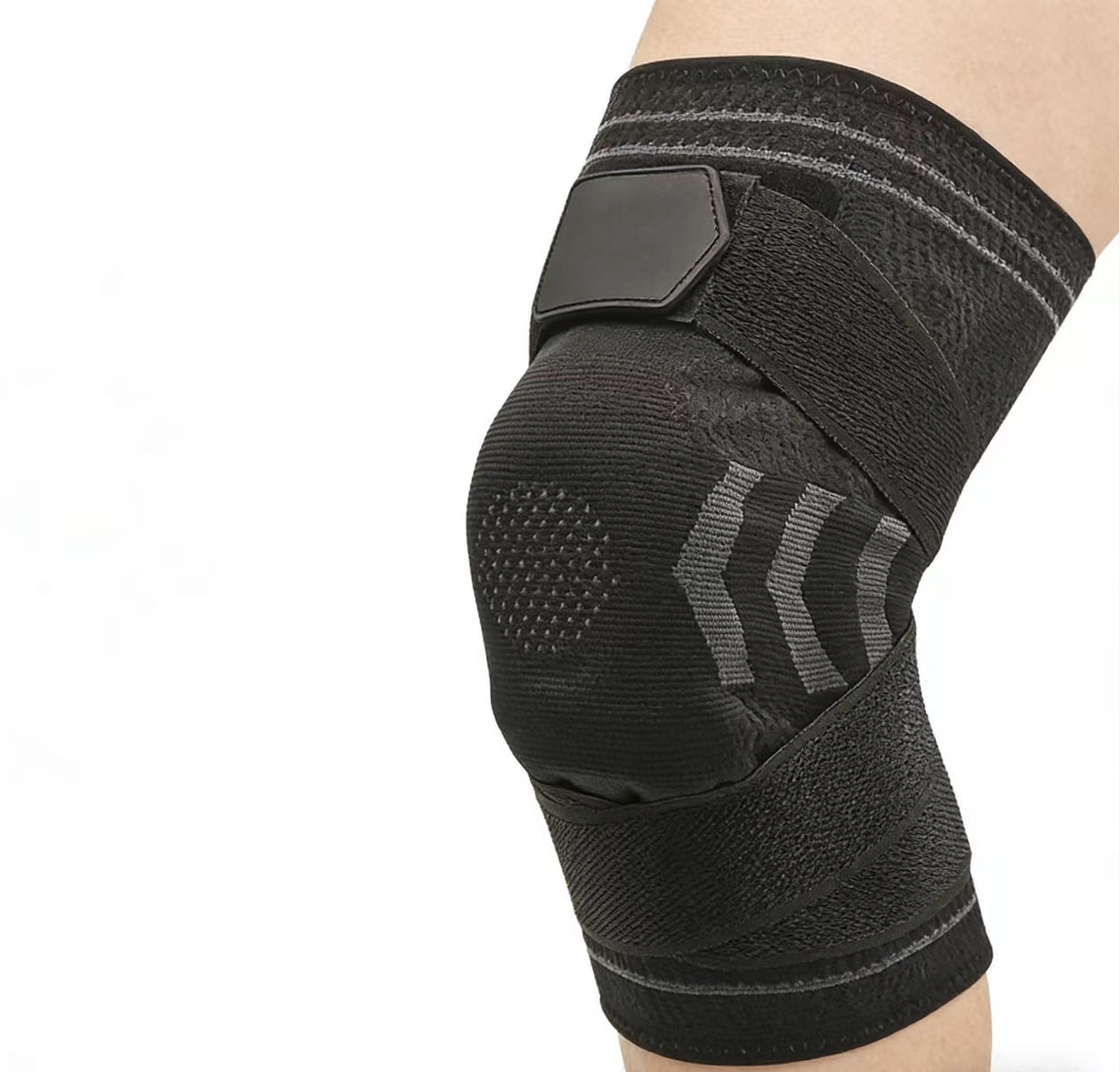 Sport Strap Silicone Knee Pads Knee Support Brace Elastic Strap Knee Sleeve