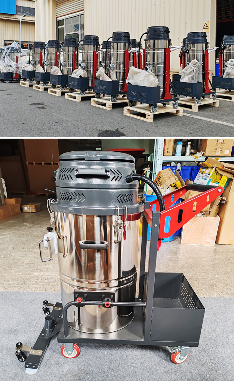 3600W 80L Wet and Dry Industrial Vacuum Cleaner Heavy Duty High Suction 23Kpa for Factory Dust Water